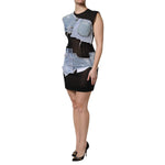 Dolce & Gabbana Black Blue Sleeveless Denim Mini Dress DR81717-40
