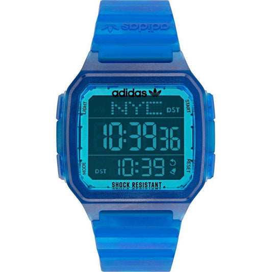Adidas Blue Synthetic Sport Watch