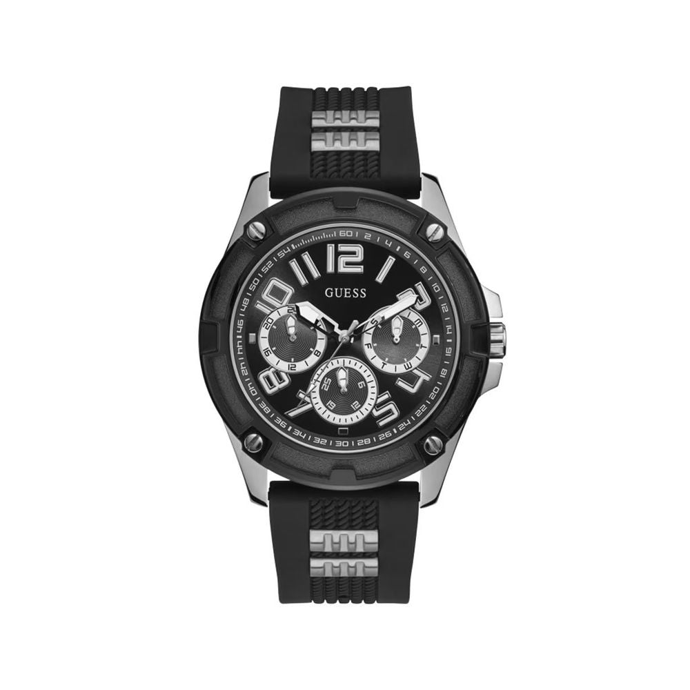 Guess Black Synthetic Sport Watch