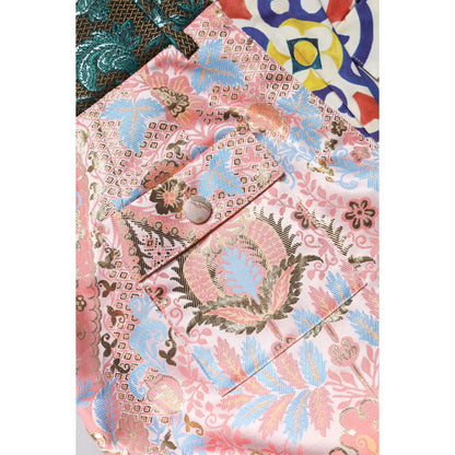 Dolce & Gabbana Multicolor High Waist Women Hot Pants Shorts