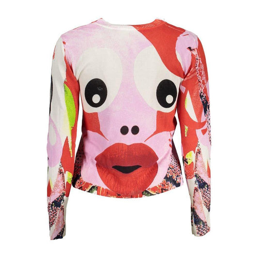 Desigual Pink Viscose Women Sweater DE-18737-M