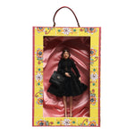 Dolce & Gabbana Black Dress Ceramic Porcelain Fashion Leather Sicily Dolls SMY11087