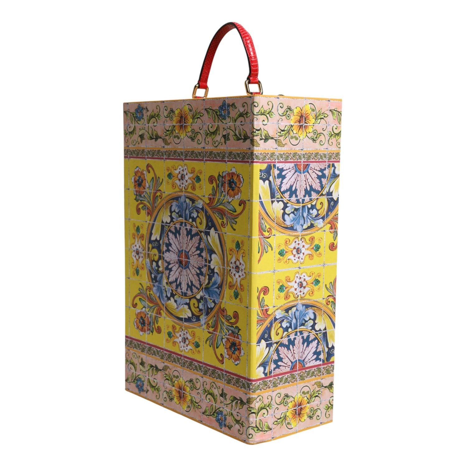 Front view with bag zipped and handles upright.