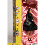 Dolce & Gabbana Black Dress Ceramic Porcelain Fashion Leather Sicily Dolls SMY11087