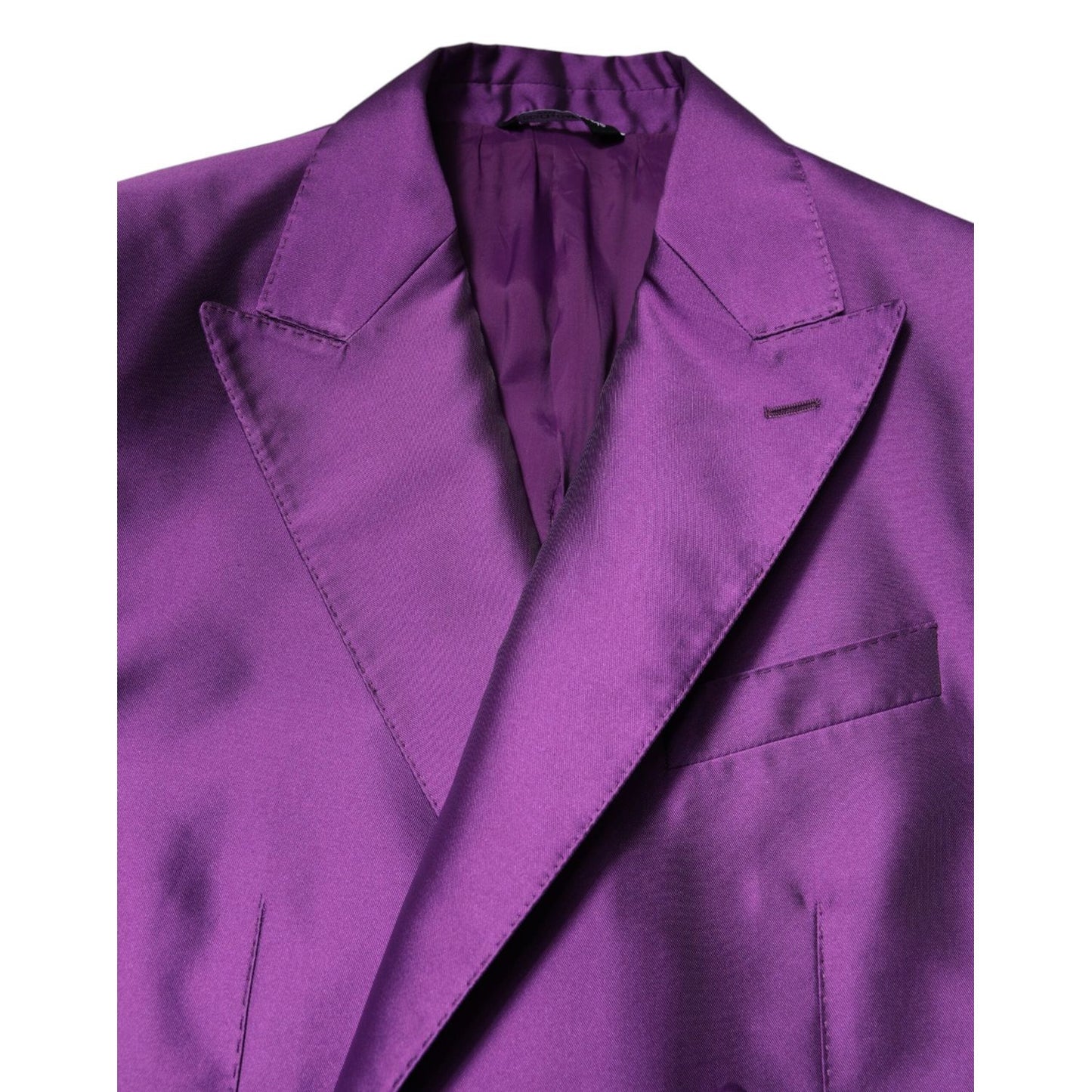 Dolce & Gabbana Purple Double Breasted Men Suit Coat Blazer KOS2314-48
