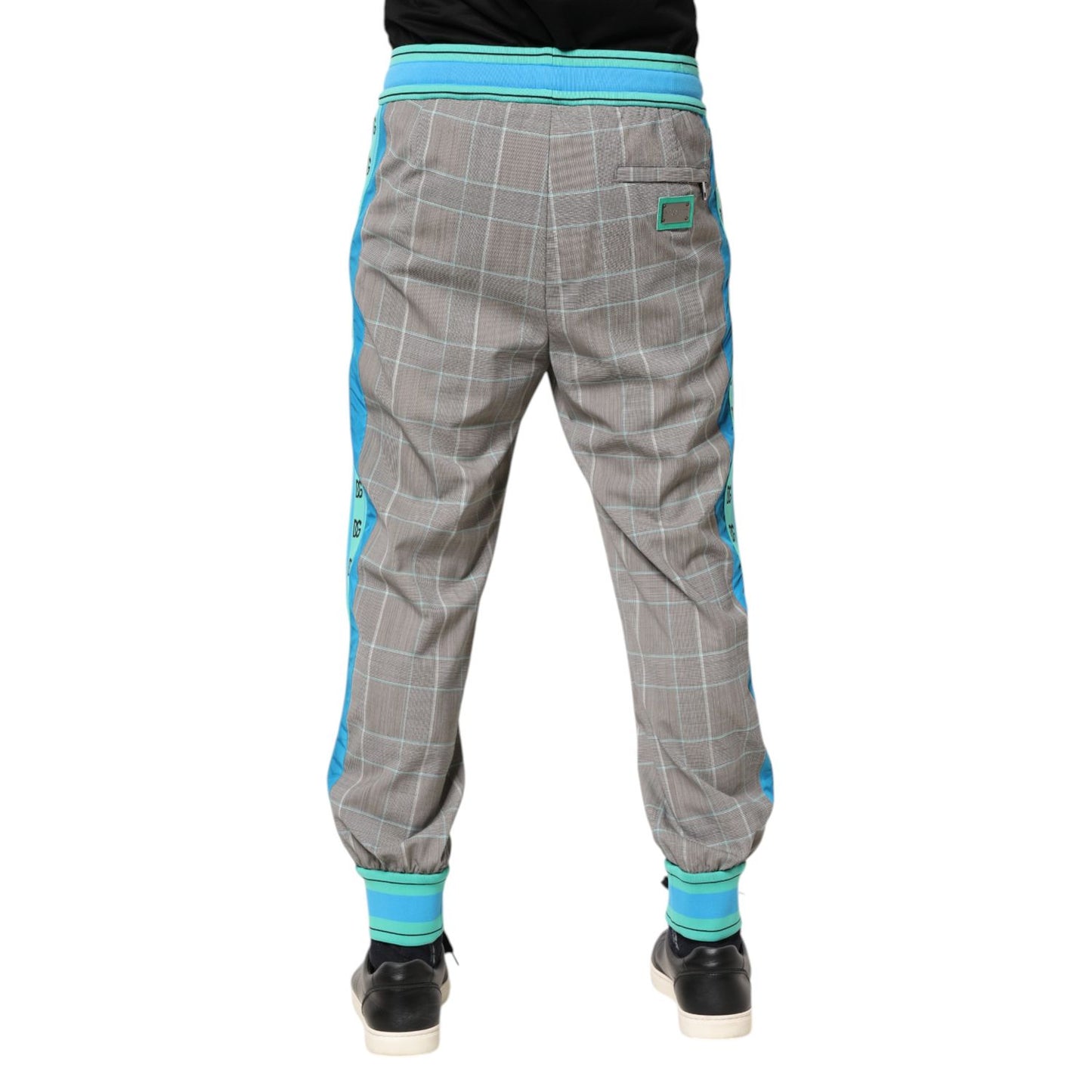 Dolce & Gabbana Multicolor Cotton Men Jogger Sweatpants Pants
