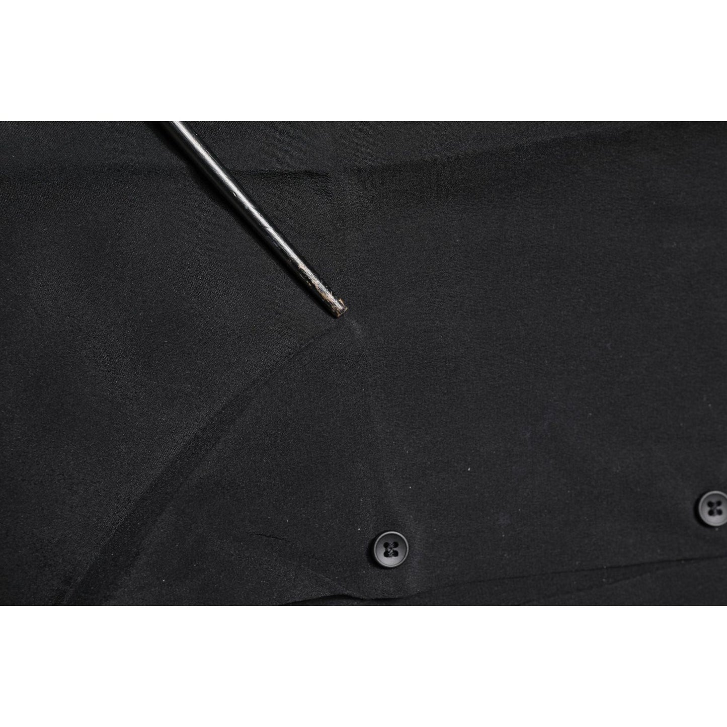 Dolce & Gabbana Black Silk GOLD Long Sleeves Dress Shirt TSH87824-39