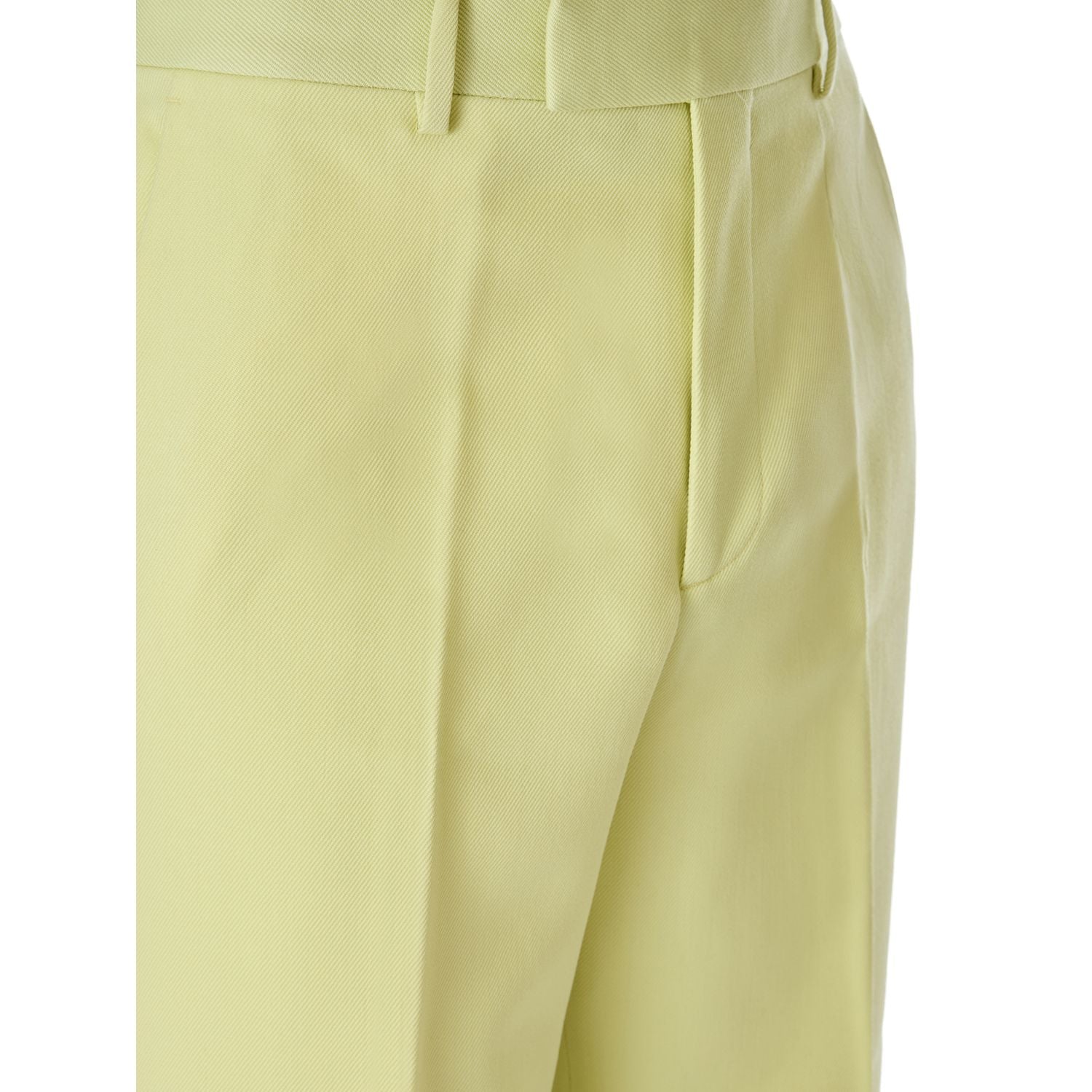 Gucci Lime Yellow Polyester Pants