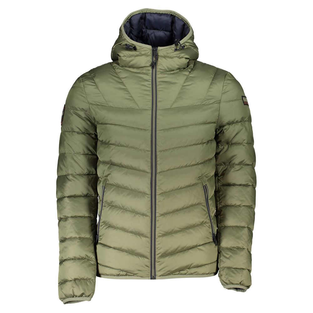 Napapijri Green Polyamide Men Jacket