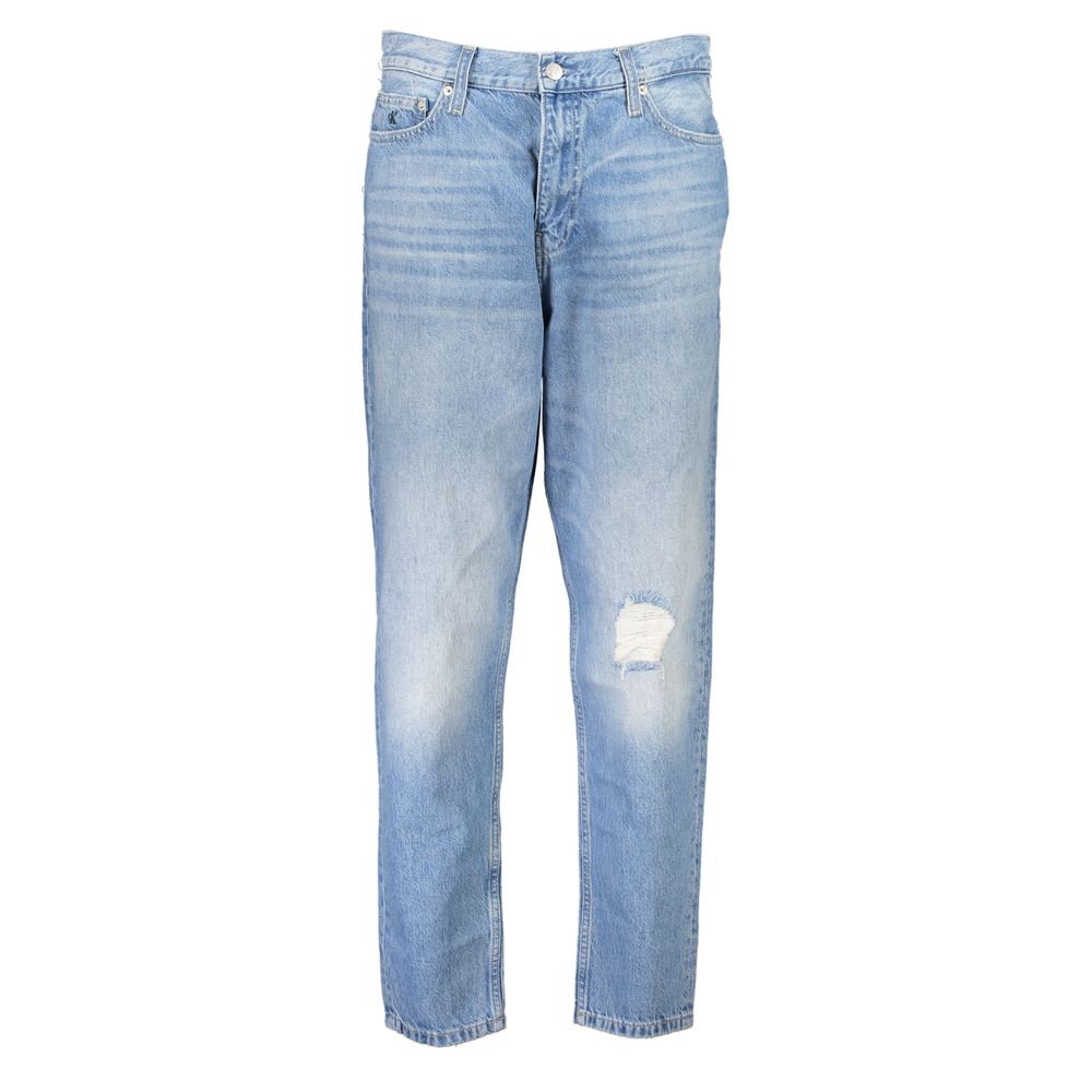Calvin Klein Blue Cotton Women Jeans