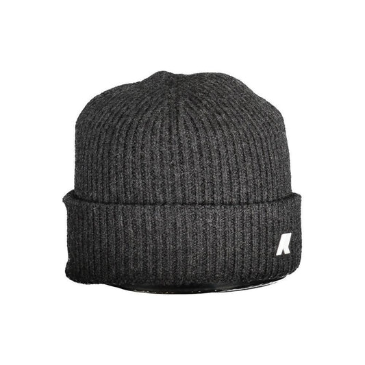 K-WAY Gray Wool Men Cap KW-34007