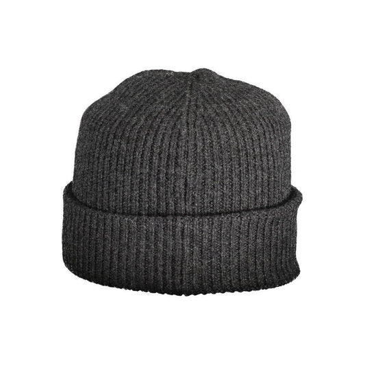K-WAY Gray Wool Men Cap KW-34007