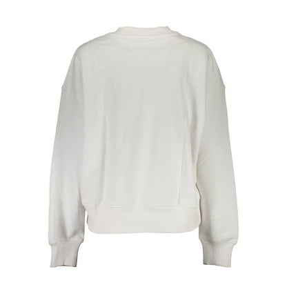Calvin Klein White Cotton Sweatshirt