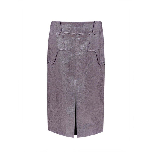 Tom Ford Purple Polyamide Skirt TO-931120051588-IT40|S