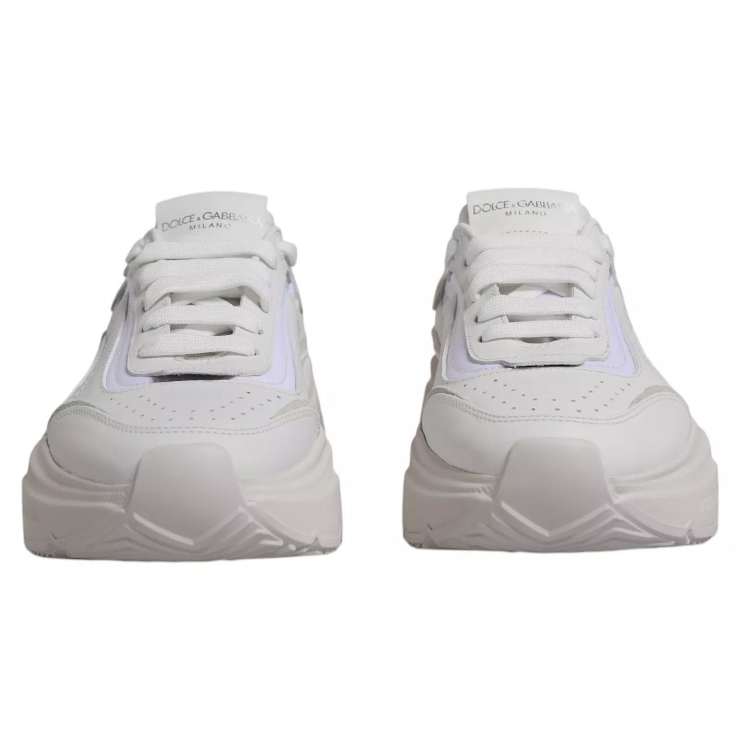 Dolce & Gabbana White Daymaster Low Top Mens Sneakers Shoes