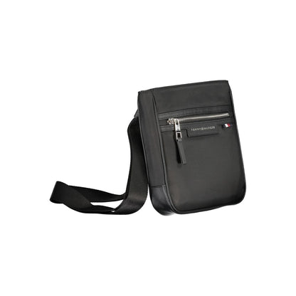 Tommy Hilfiger Black Polyester Men Shoulder Bag