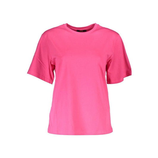 Cavalli Class Pink Cotton Women Top