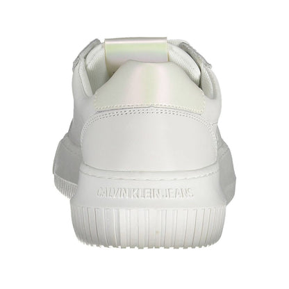 Calvin Klein White Leather Women Sneaker
