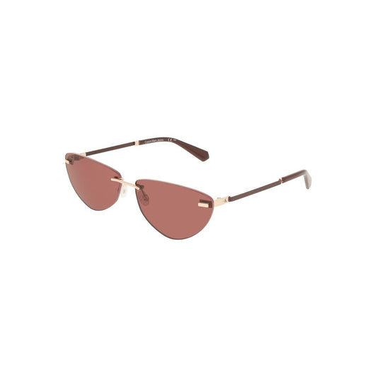 Calvin Klein Pink Metal Women Sunglass CA-38318