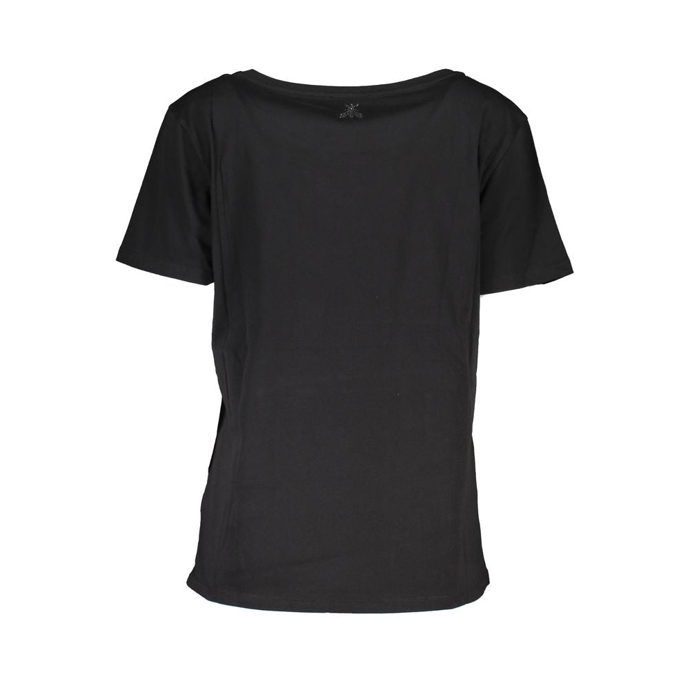 Patrizia Pepe Black Cotton Women T-Shirt