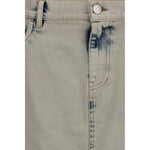 Coperni Asymmetric denim Miniskirt CO-COPJ89F2035GRY-IT36 | XS