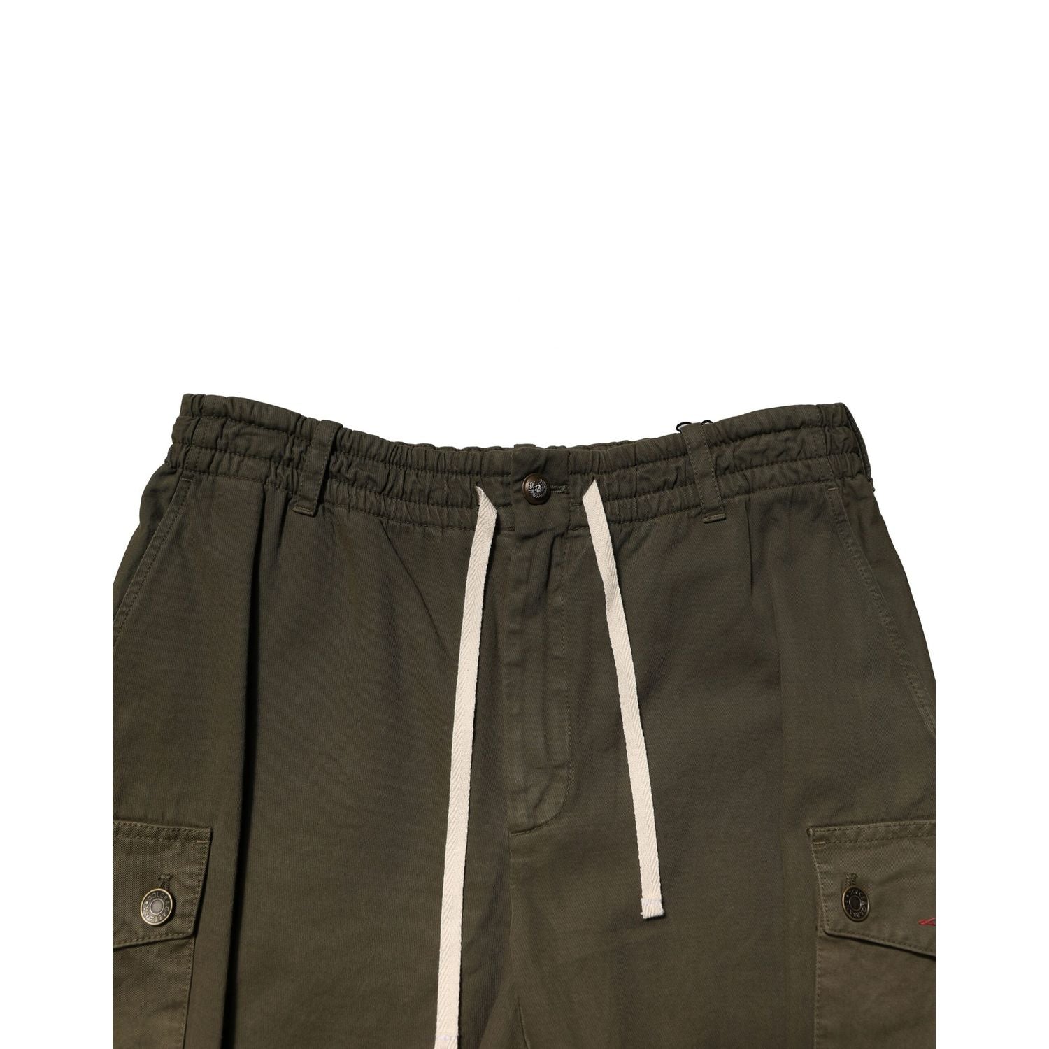 Dolce & Gabbana Brown Cotton Cargo Drawstring Pants