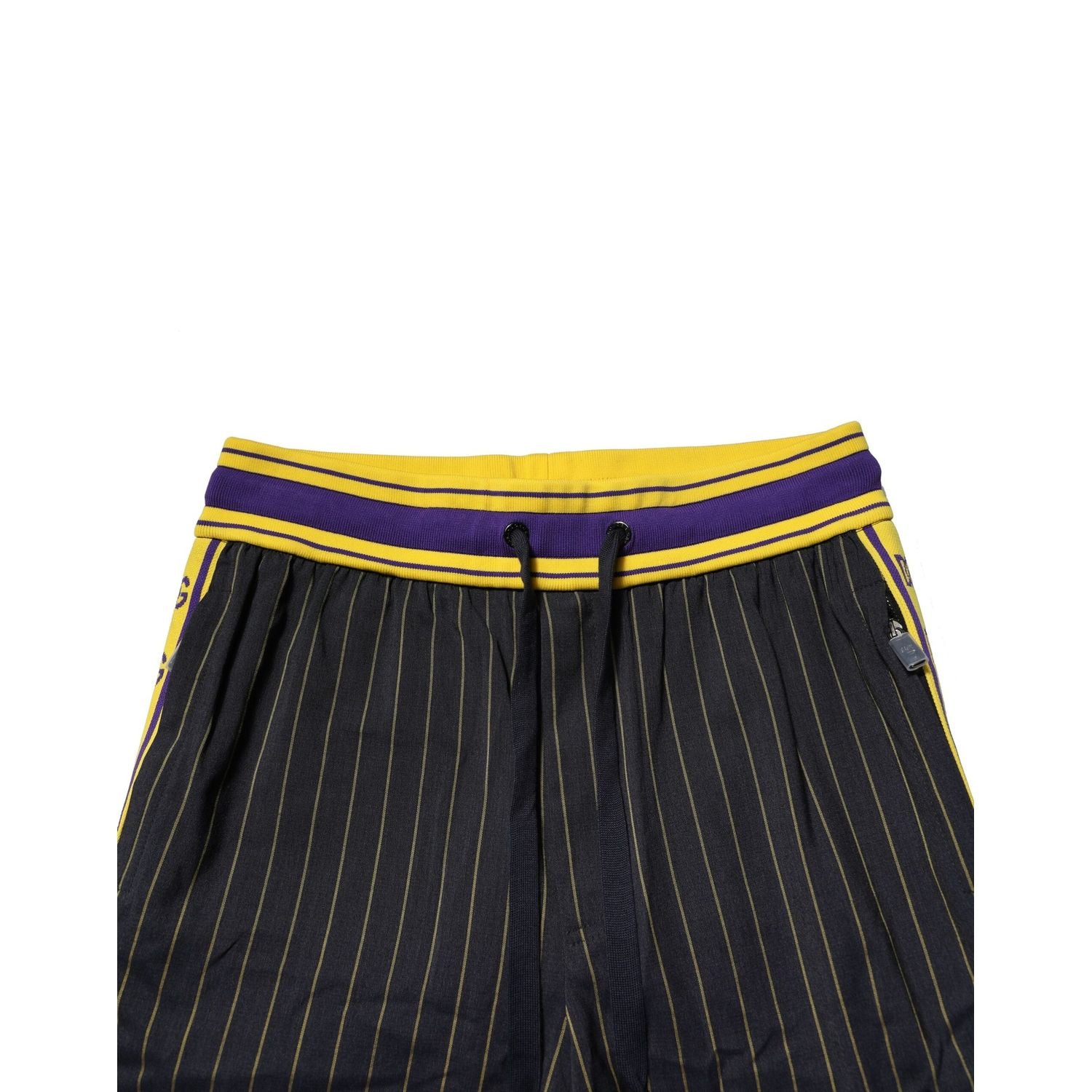 Dolce & Gabbana Multicolor Stripes Wool Jogger Pants