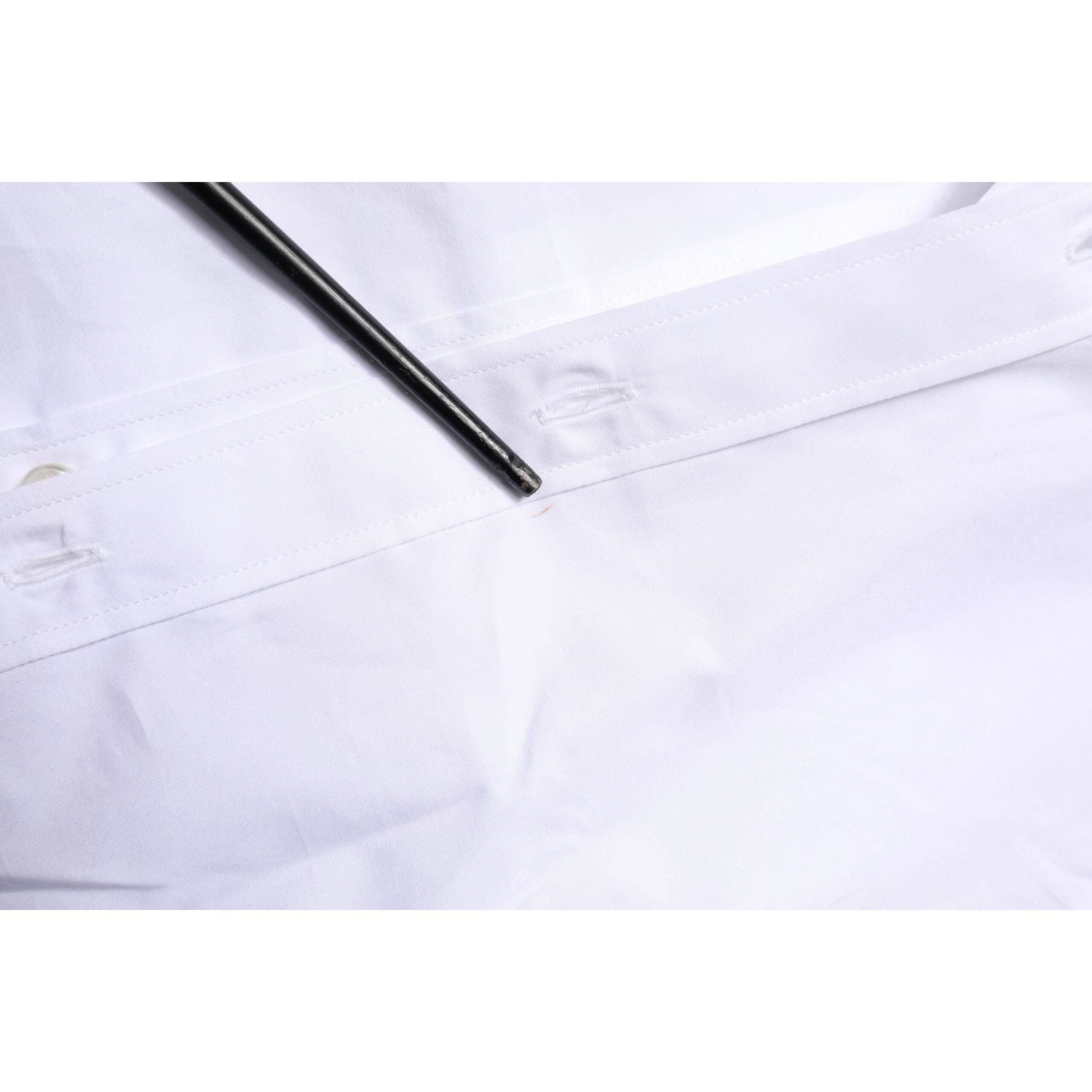 Dolce & Gabbana White Cotton GOLD Long Sleeves Formal Shirt