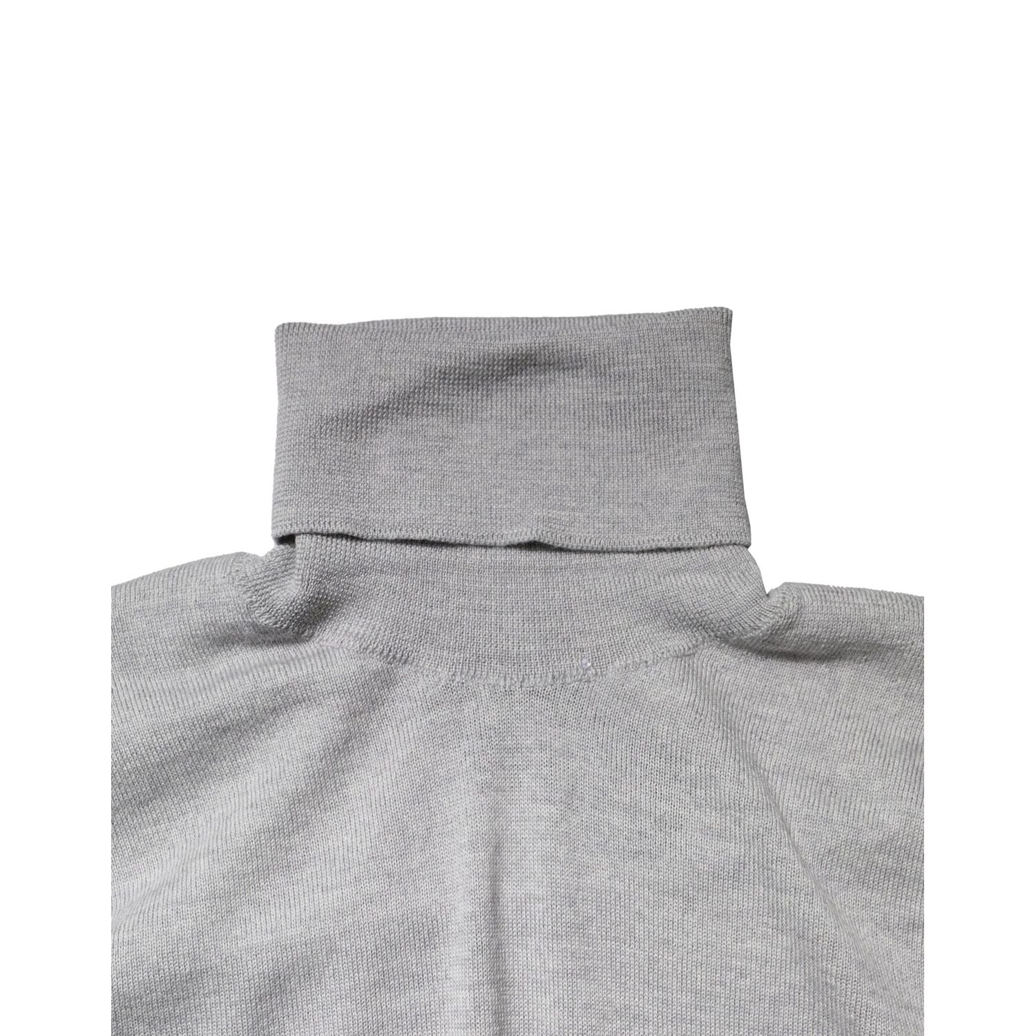 Dolce & Gabbana Gray Long Sleeve Turtleneck Pullover Sweater