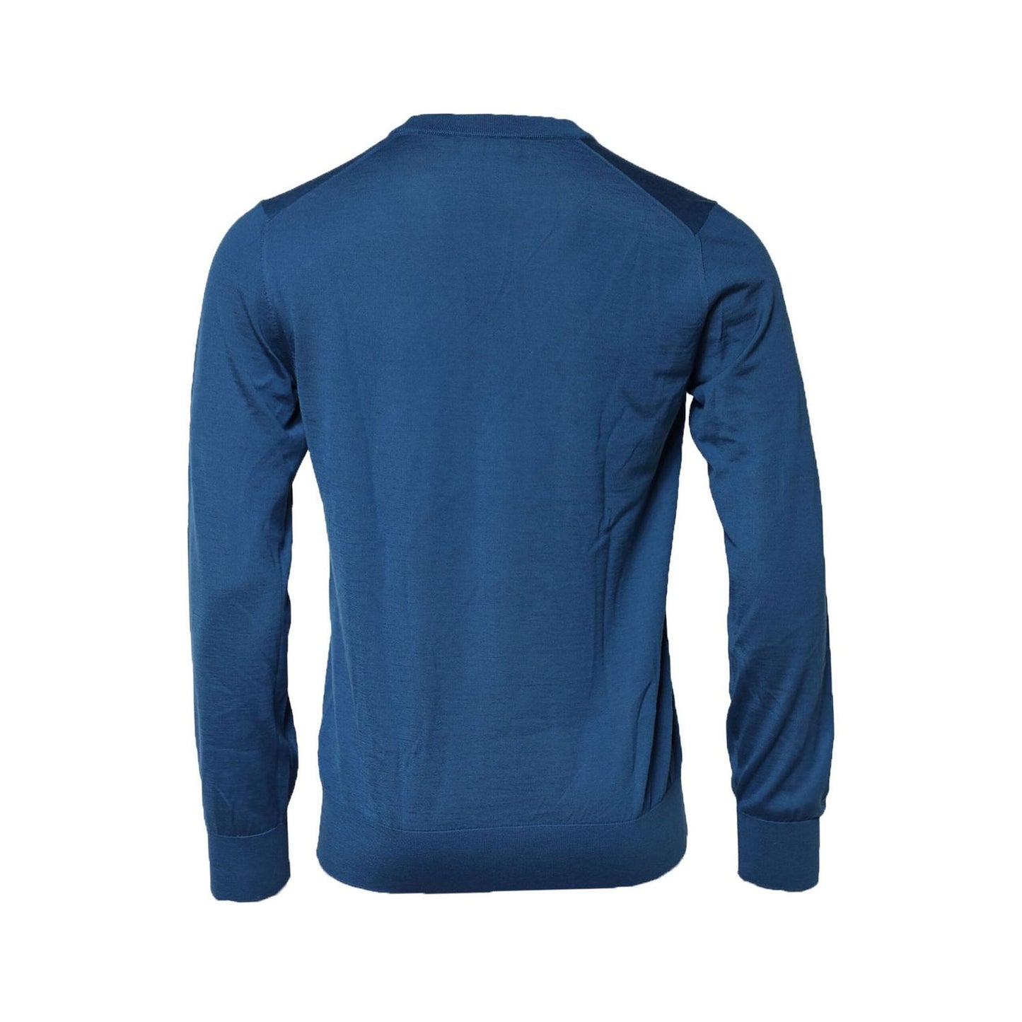 Dolce & Gabbana Blue Cashmere Crew Neck Sweatshirt Sweater