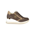 Laura Biagiotti Brown Polyester Women Sneaker LA-32811-EU38/US8
