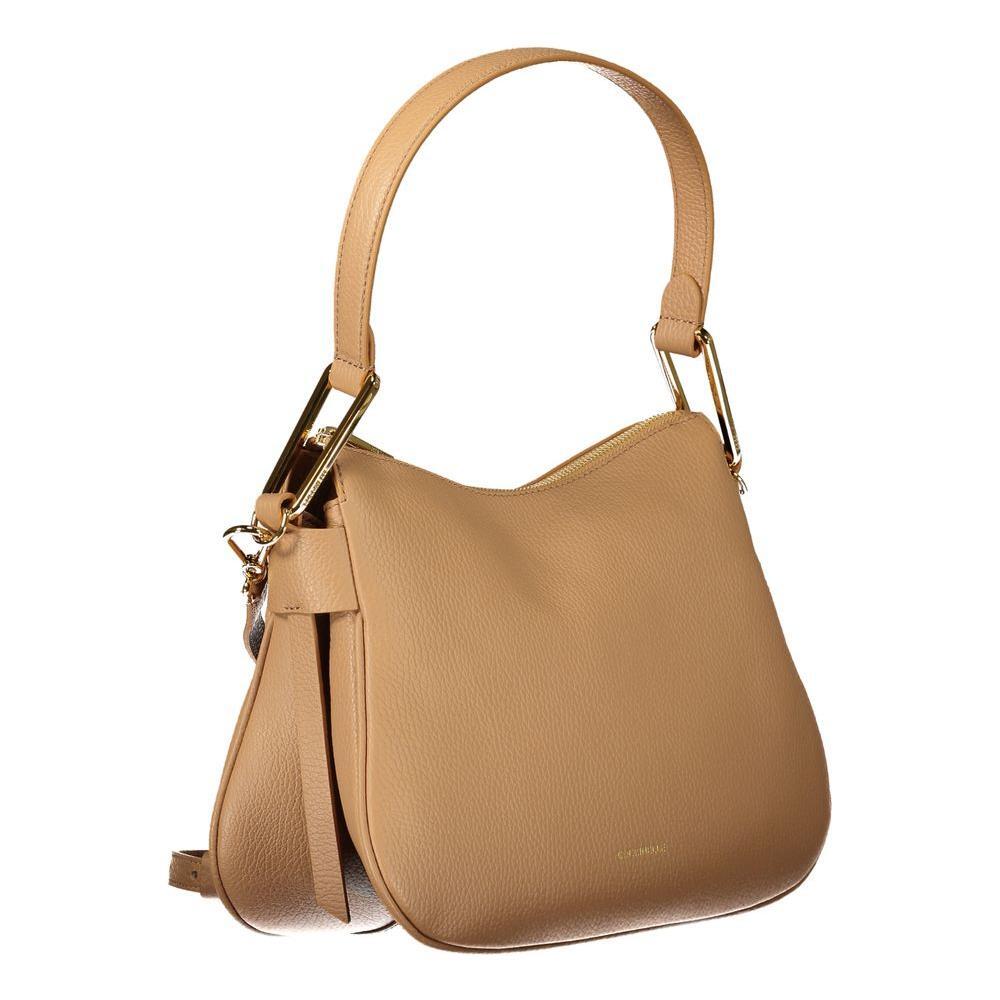 Front view with bag zipped and handles upright.