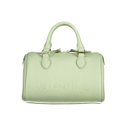 Mario Valentino Green Polyethylene Women Handbag with handles and strap