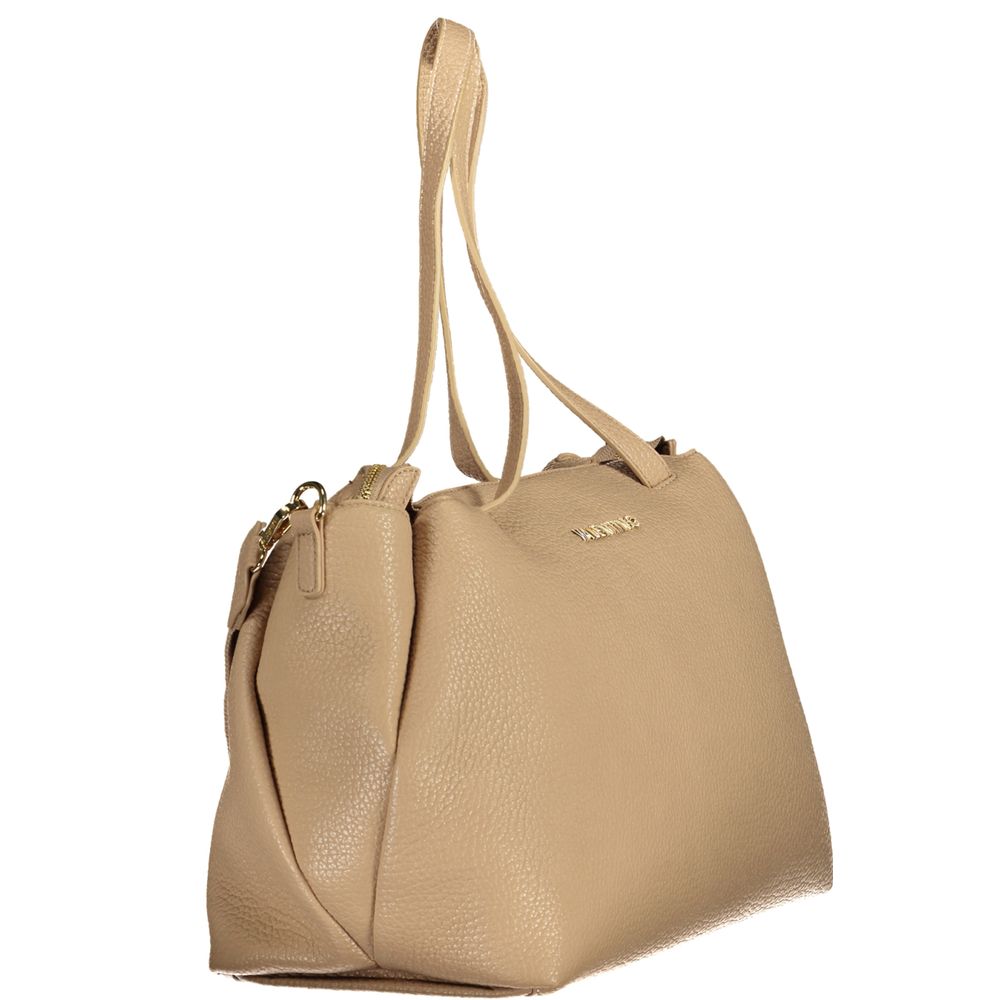Front view with bag zipped and handles upright.
