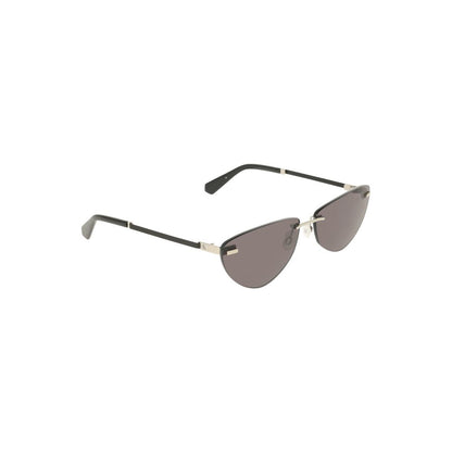 Calvin Klein Black Metal Women Sunglass