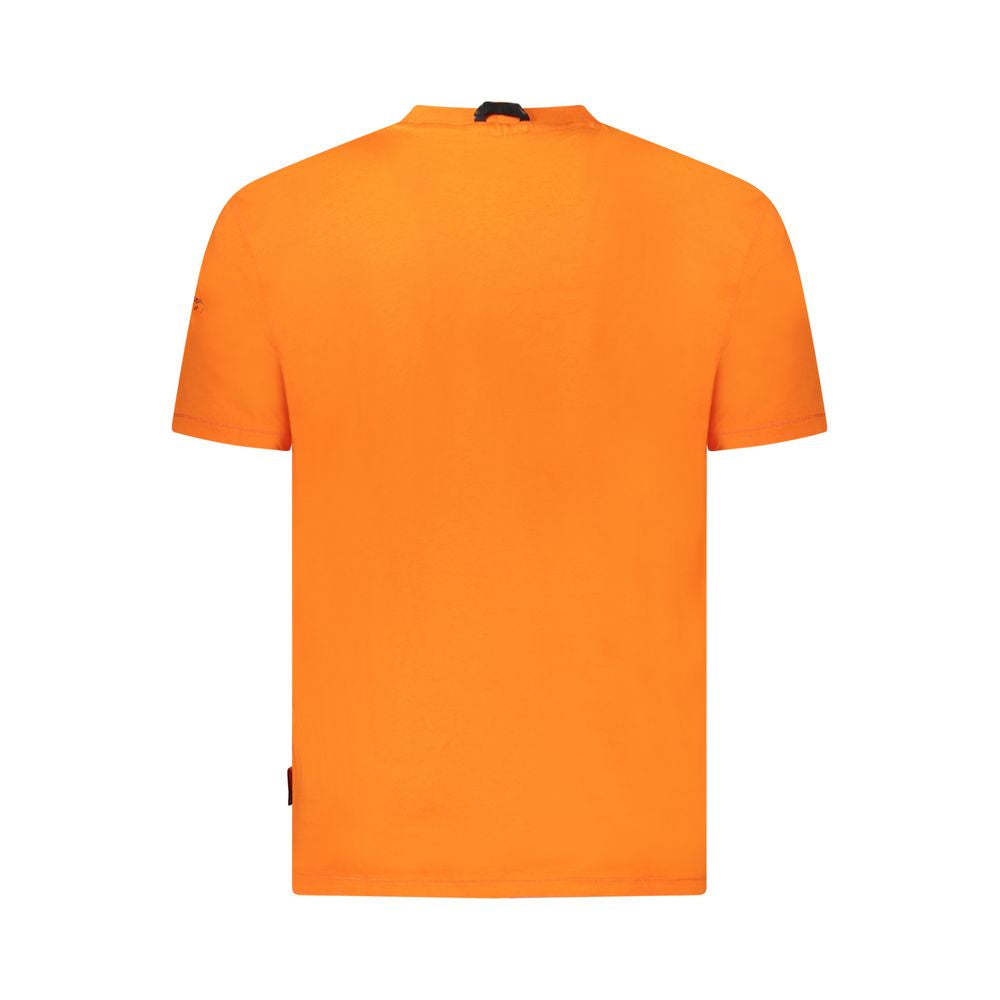 Napapijri Orange Cotton T-Shirt