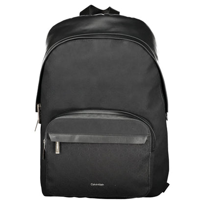 Calvin Klein Black Polyester Men Backpack