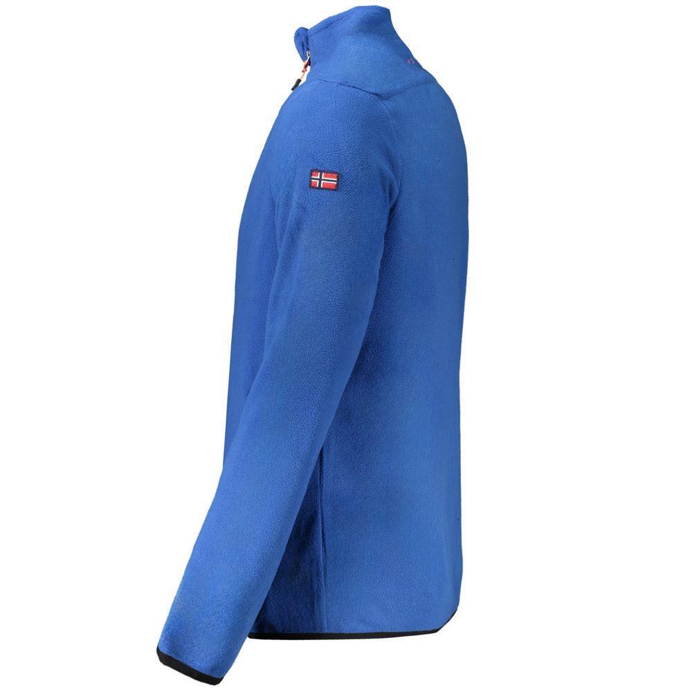 Front view with bag zipped and handles upright.