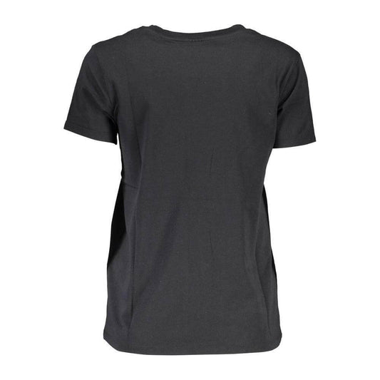 Levi's Black Cotton Women T-Shirt