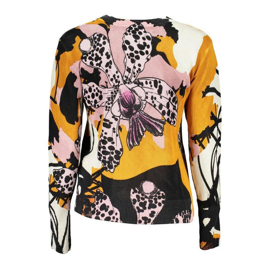 Desigual Pink Linen Sweater DE-29212-XS