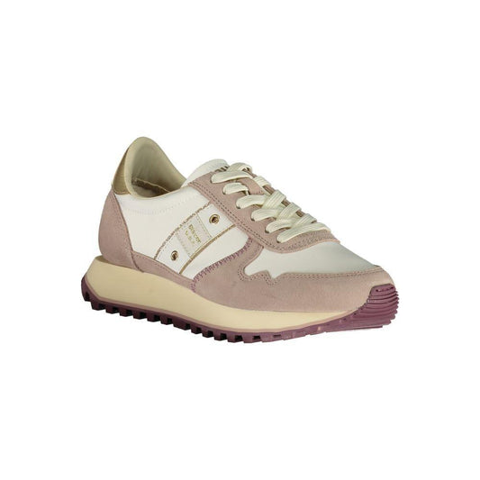 Blauer White Polyester Women Sneaker BL-35539-EU39/US9