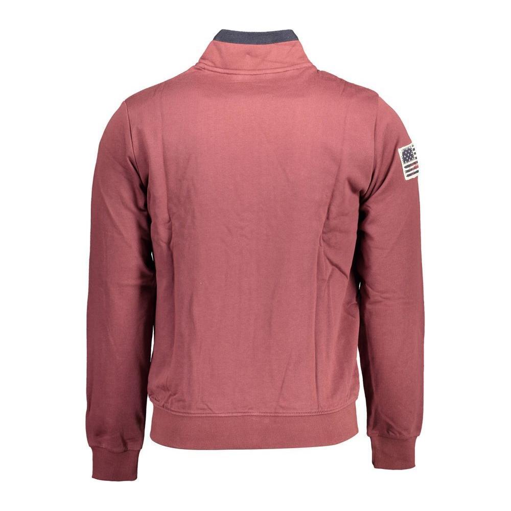 U.S. POLO ASSN. Purple Cotton Men Sweater US-16919-L