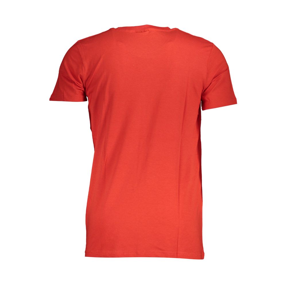 Back view of Norway 1963 Red Cotton Men T-Shirt showing premium fabric and sleek short-sleeve design.