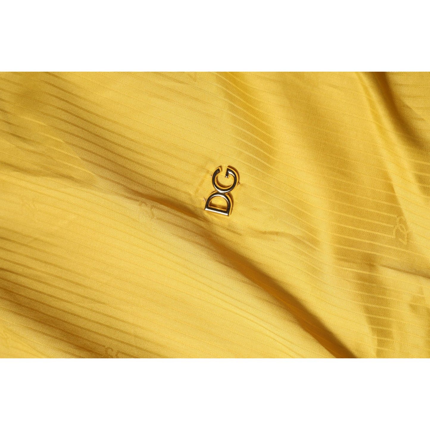 Dolce & Gabbana Mustard Collared Short Sleeves Blouse Top TSH906746-46