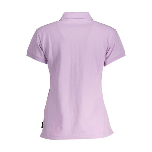 North Sails Pink Cotton Women Polo Shirt NO-20272-XS