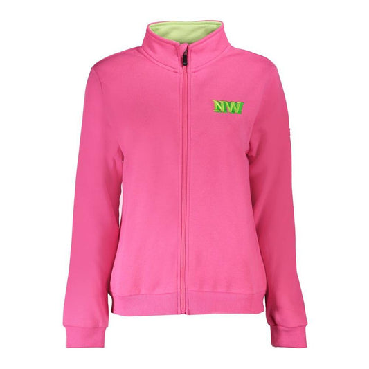Norway 1963 Pink Cotton Women Sweater NO-31793-L