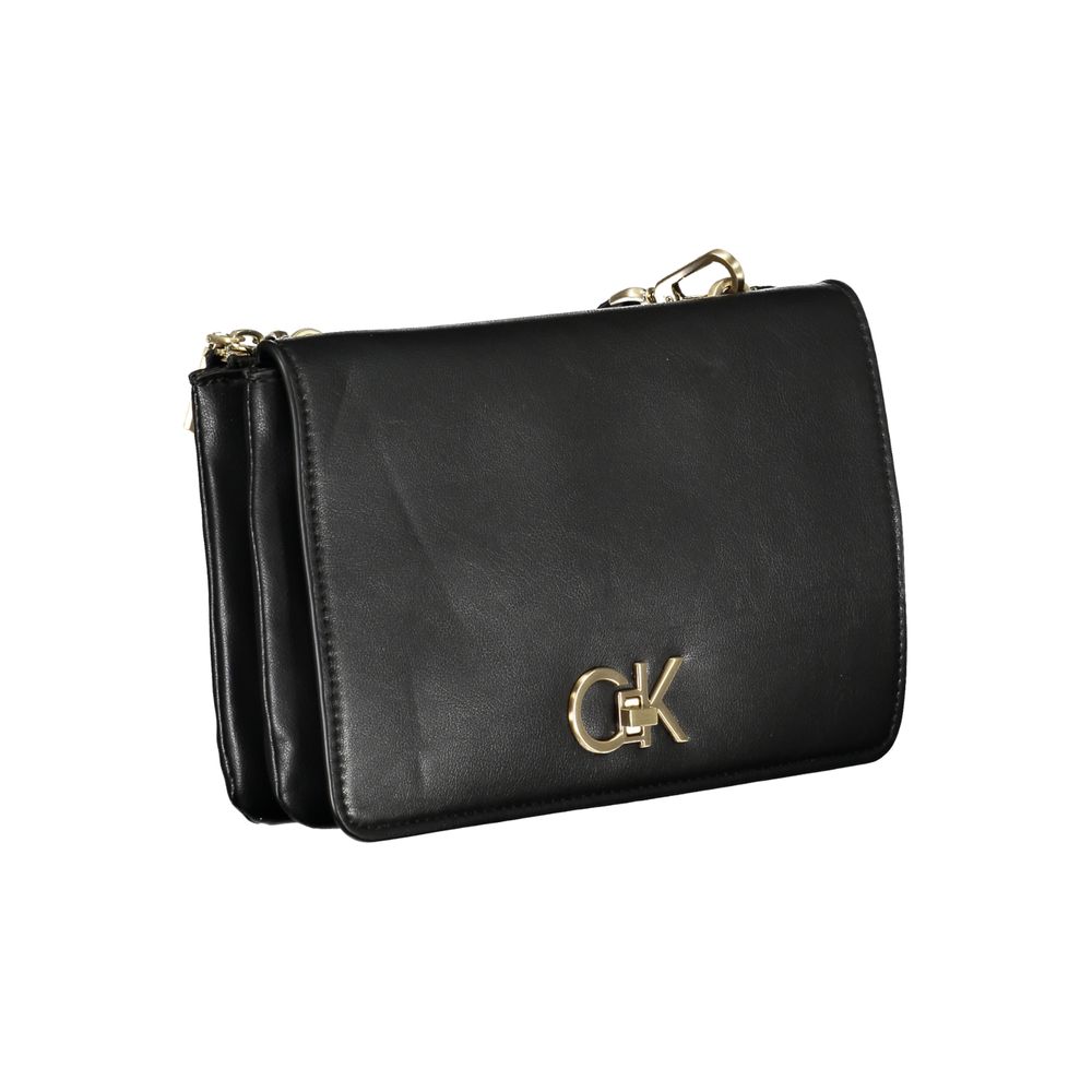 Calvin Klein Black Polyester Women's Shoulder Bag