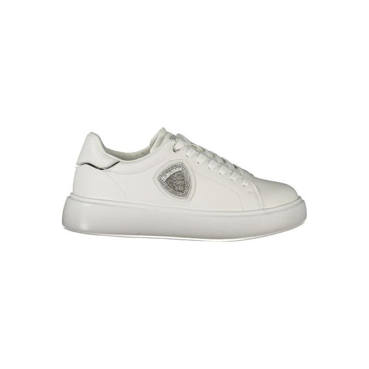 Blauer White Leather Women Sneaker BL-36059-EU36/US6