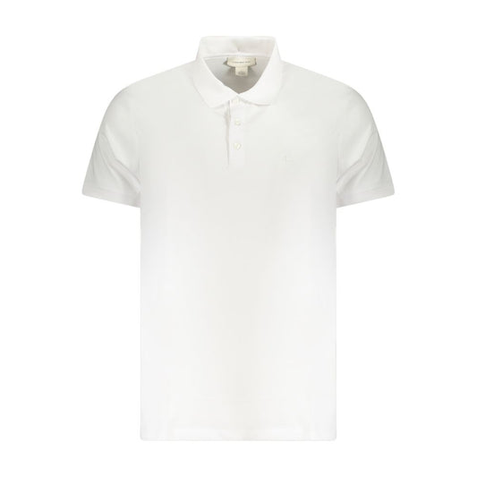 Calvin Klein White Cotton Men Polo Shirt