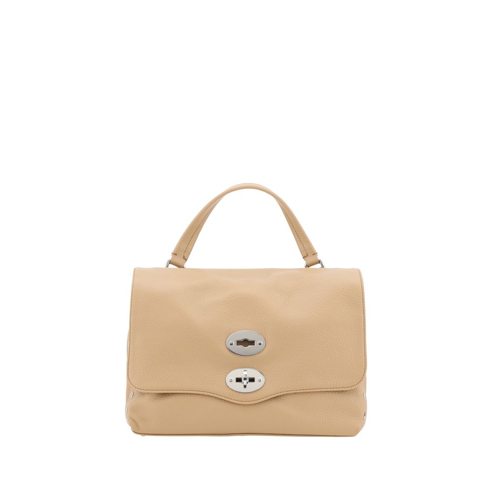 Zanellato Beige Calf Leather Bos Taurus Shoulder Bag